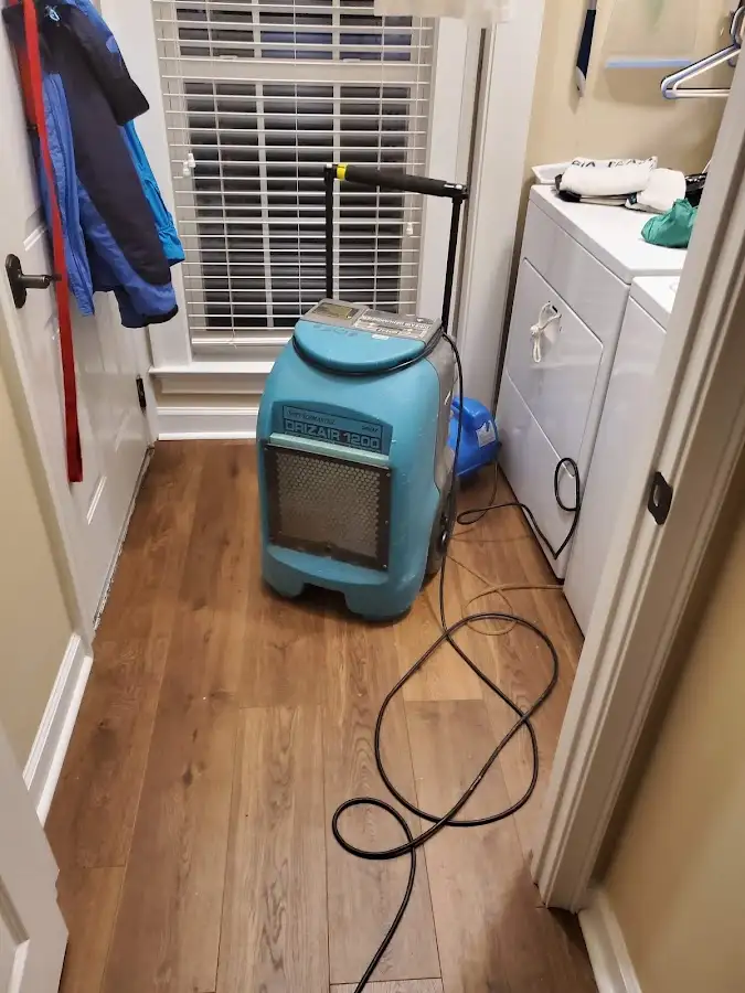Commercial dehumidifier deployed for Flood Damage Cleanup in North Las Vegas
